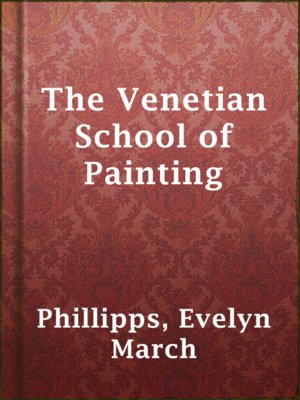 cover image of The Venetian School of Painting